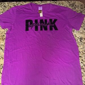 VS PINK Purple Tshirt NWT